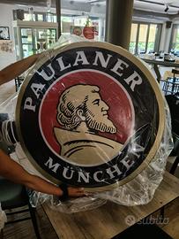 insegna luminosa bifacciale Paulaner 