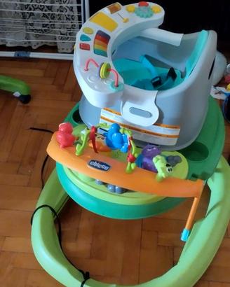 Seggiolino + girello per neonati