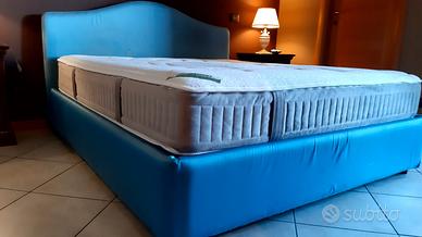 Letto matrimoniale con rete a doghe