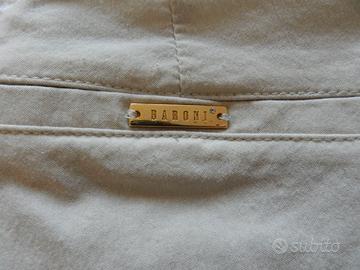 Pantaloni a sigaretta in viscosa da donna