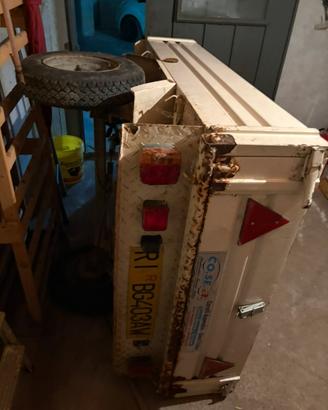 carrello  150X116 con ruota di scorta
