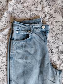 pantaloni jeans a palazzo 