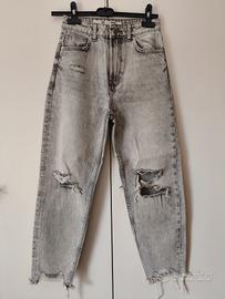 jeans Bershka donna strappati 