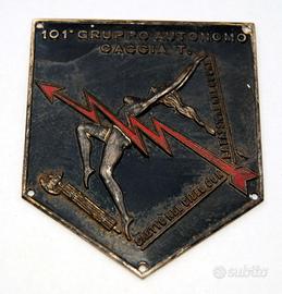 Scudetto braccio fascista 101 GACT Aeronautica RSI