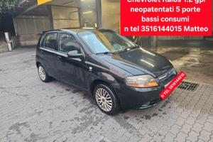 Chevrolet Kalos 1.2 GPL Neopatentati 5 porte