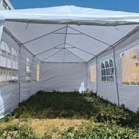 GAZEBO da GIARDINO 6x3 con PALI ZINCATI - NUOVO