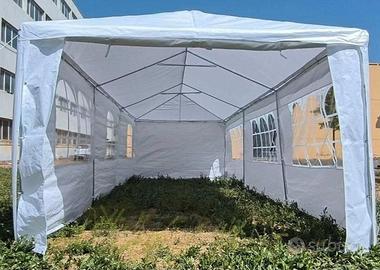 GAZEBO da GIARDINO 6x3 con PALI ZINCATI - NUOVO