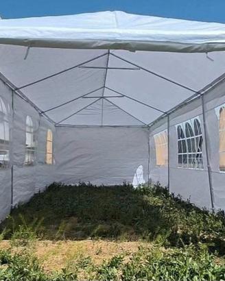 GAZEBO da GIARDINO 6x3 con PALI ZINCATI - NUOVO