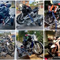 Carrello per trasporto moto