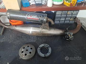 shot v4,campana e frizione malossi,carburatore 19