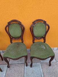 sedie primi 900 in legno