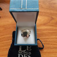 anello in argento a stella