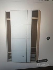 Guardaroba con ante scorrevoli ikea pax/auli