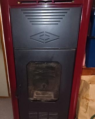 Termostufa a Pellet 32 kW idro marca Fetm