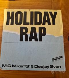 45 giri Holiday rap 