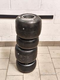 set cerchi e pneumatici Kart 