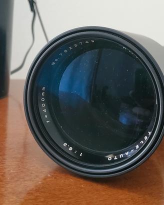 Teleobiettivo Tokina 400mm f6.3 con custodia