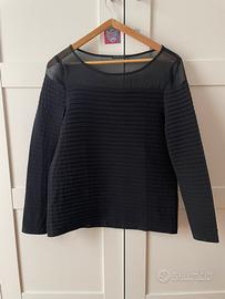 Maglia nera sisley