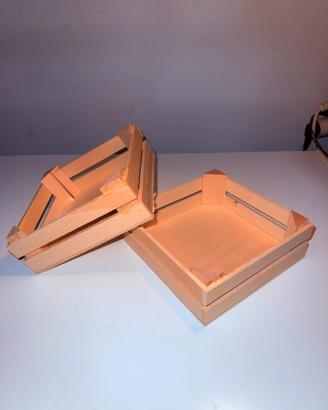 Cassettina in legno 17x17x6