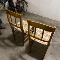 4 sedie legno buono stato