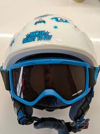 Casco sci bambino Briko regolabile con Mascherina