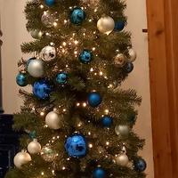 Albero di natale completo di luci