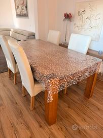 Tavolo in noce + sedie