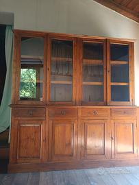 Credenza vetrina in teak