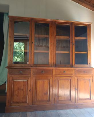 Credenza vetrina in teak