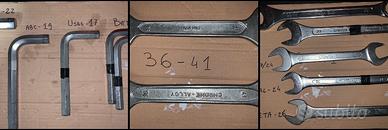 utensili chiavi fisse e brugole