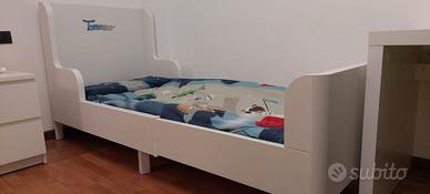 Letto allungabile busunge Ikea con materasso