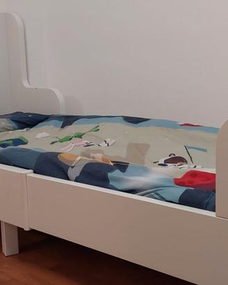 Letto allungabile busunge Ikea con materasso