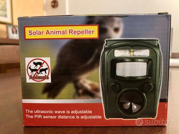 Repellente ultrasonico per gatti e non solo.