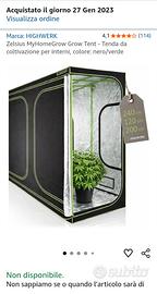 serra per coltivazione indoor