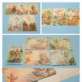 Cartoline pasquali Kartos vintage religiose Pasqua