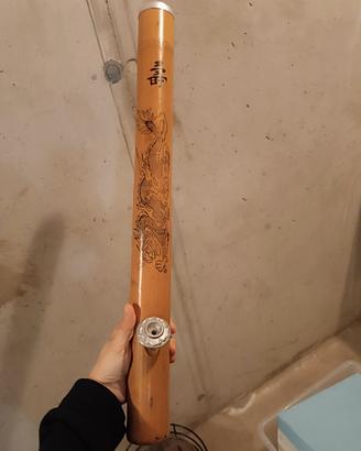 Pipa Vietnamita (Điếu Cày) in Bambù Inciso