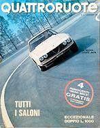 Rivista quattroruote novembre 1969