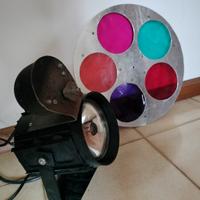 Faretto cambia colore per discoteca 