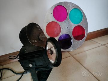 Faretto cambia colore per discoteca 