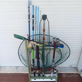 Attrezzatura Completa Pesca Trota Mare Lago Fiume
