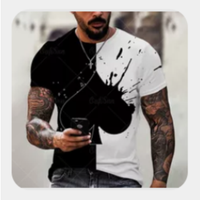 Maglia t-shirt uomo estate poliestere 2XL