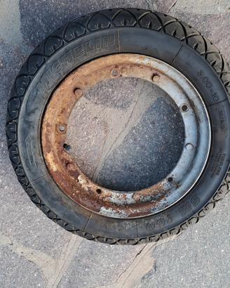 Ruota completa Vespa Lml 