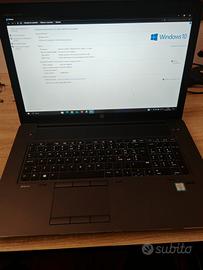 hp zbook g3 17 pollici i7 32gb ram 