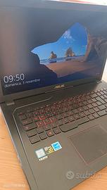 Notebook Asus i7  FX753 32GB RAM + 2 SSD  1Tera