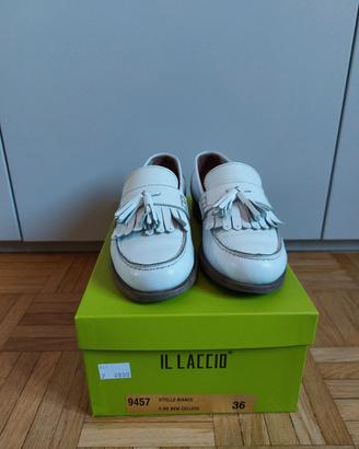 Scarpe donna mocassini in pelle n°36 