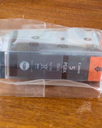 Cartuccia Inchiostro Nero Canon PGI-5 BK nuova
