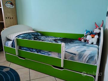 Letto bambino + materasso in aloe
