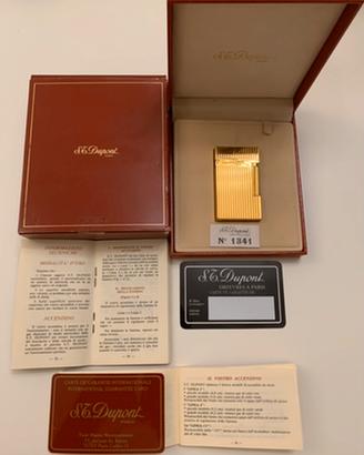 Accendino Dupont oro 18kt