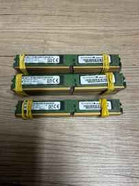 Ram per pc fissi Micron PC4-2666V 1x16gb