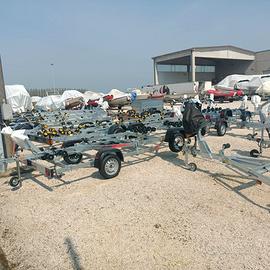 Carrello x barca nuovo da 750 kg euro 1900